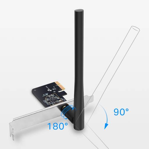 Adaptador WIFI PCI Express Tp-Link Archer T2E inalámbrico de doble banda AC600 600mbps3