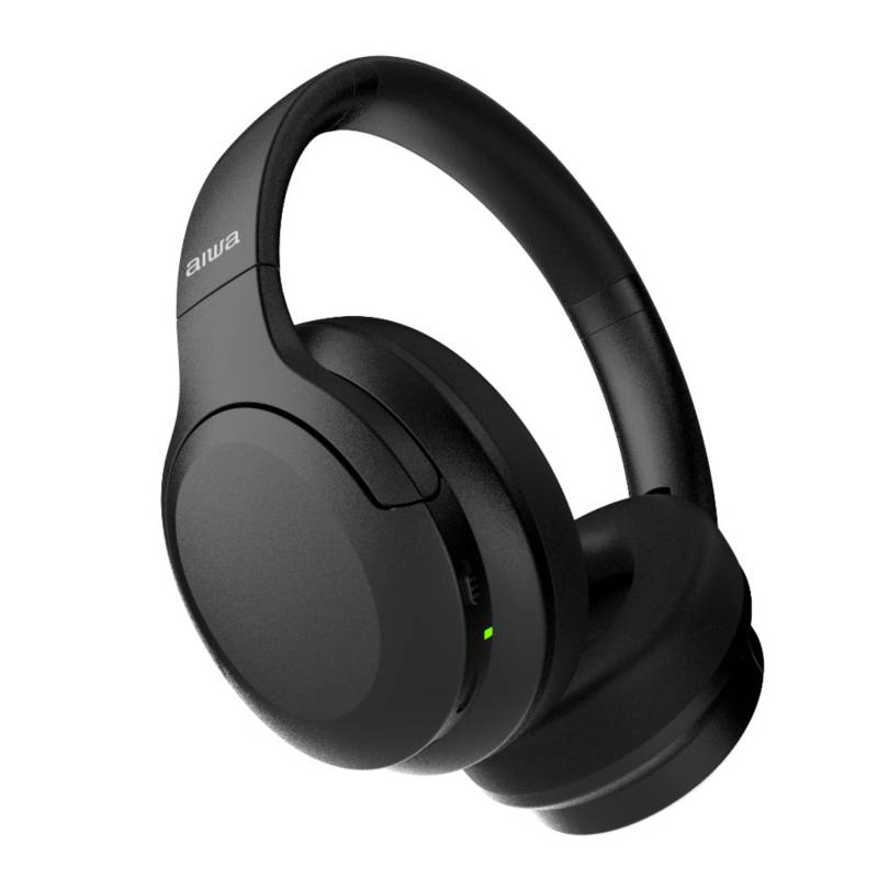 AUDIFONO OVER EAR AIWA CON CANCELACION DE RUIDO AW-45NC COLOR NEGRO2