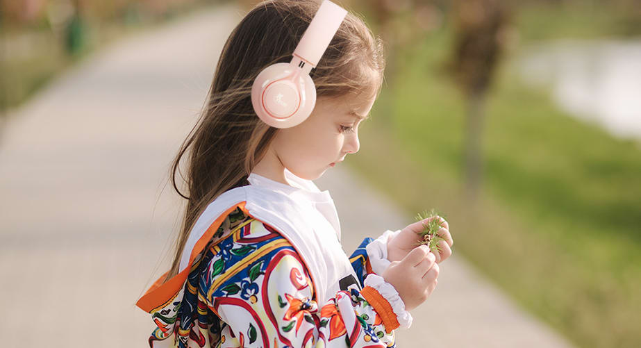 XTECH CUTIE KIDS WRD HEADPHONE W MIC VOL lIMIT PINK XTH-3556