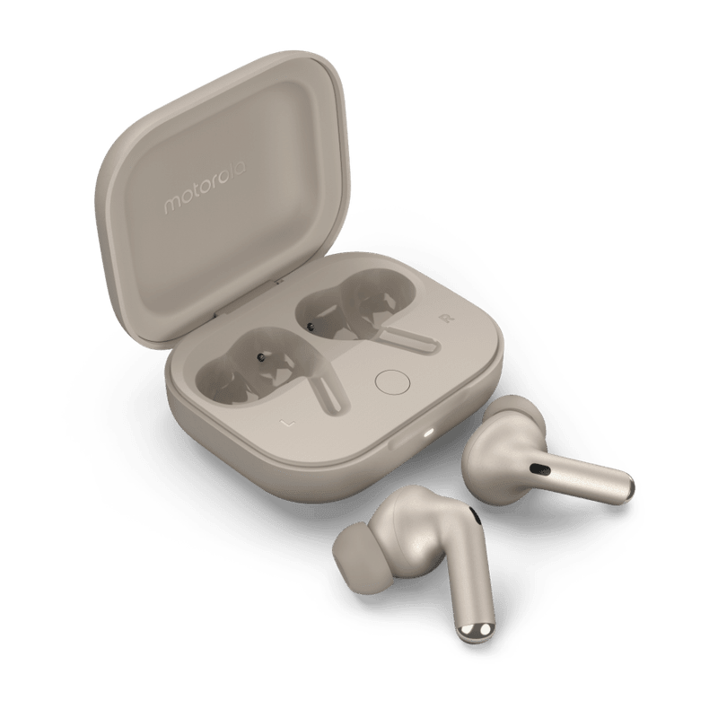 AUDÍFONOS MOTOROLA MOTO BUDS HEADPHONES WIRELESS PUMICE STONE PG38C058964