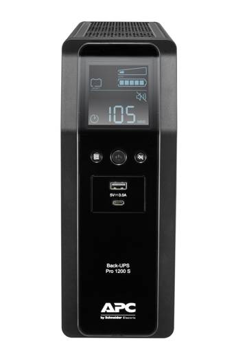 Ups Apc Sai Back Pro 1200Va 230V Sinewave Avr Lcd 8 Salidas Iec 0