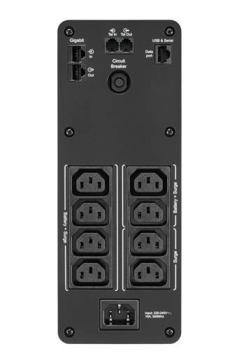 UPS APC BACK UPS PRO BR1600SI 960W 1600VA 256Wh USB 8 SALIDAS AVR INTERFAZ LCD3