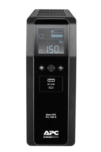 UPS APC BACK UPS PRO BR1600SI 960W 1600VA 256Wh USB 8 SALIDAS AVR INTERFAZ LCD 0