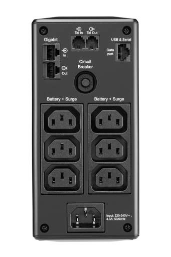 Ups Apc Back Ups Pro Br 900Va 6 Salidas Avr Interfaz Usb Rj-45 Lcd2