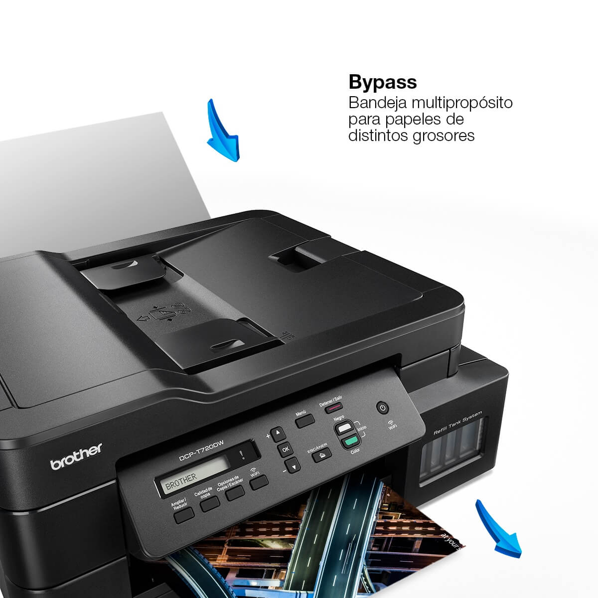 Impresora Multifuncional Brother Dcp-T720Dw 30Ppm Scanner2