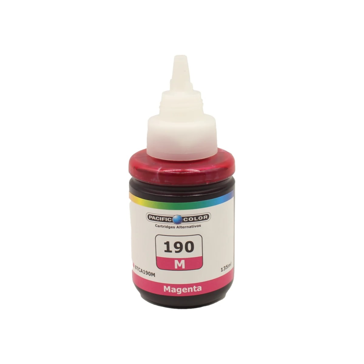 Botella De Tinta Alternativa Pacific Compatible Canon 190 G110/ G2100/ G3100 Magenta2
