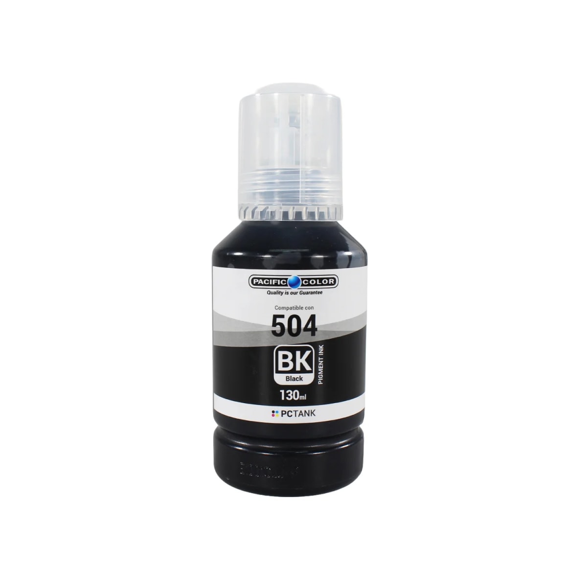 Botella De Tinta Alternativa Pacific Pigmentada Compatible Epson T504 L4150 / L4260 / L14150  130ml Negro2