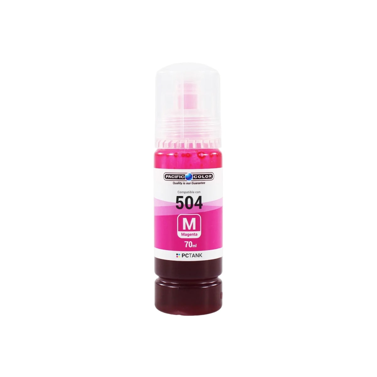 Botella De Tinta Alternativa Pacific Compatible Epson T504 L4150 / L4260 / L14150 Magenta2