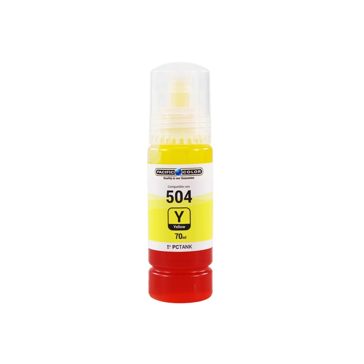 Botella De Tinta Alternativa Pacific Compatible Epson T504 L4150 / L4260 / L14150 Amarillo2