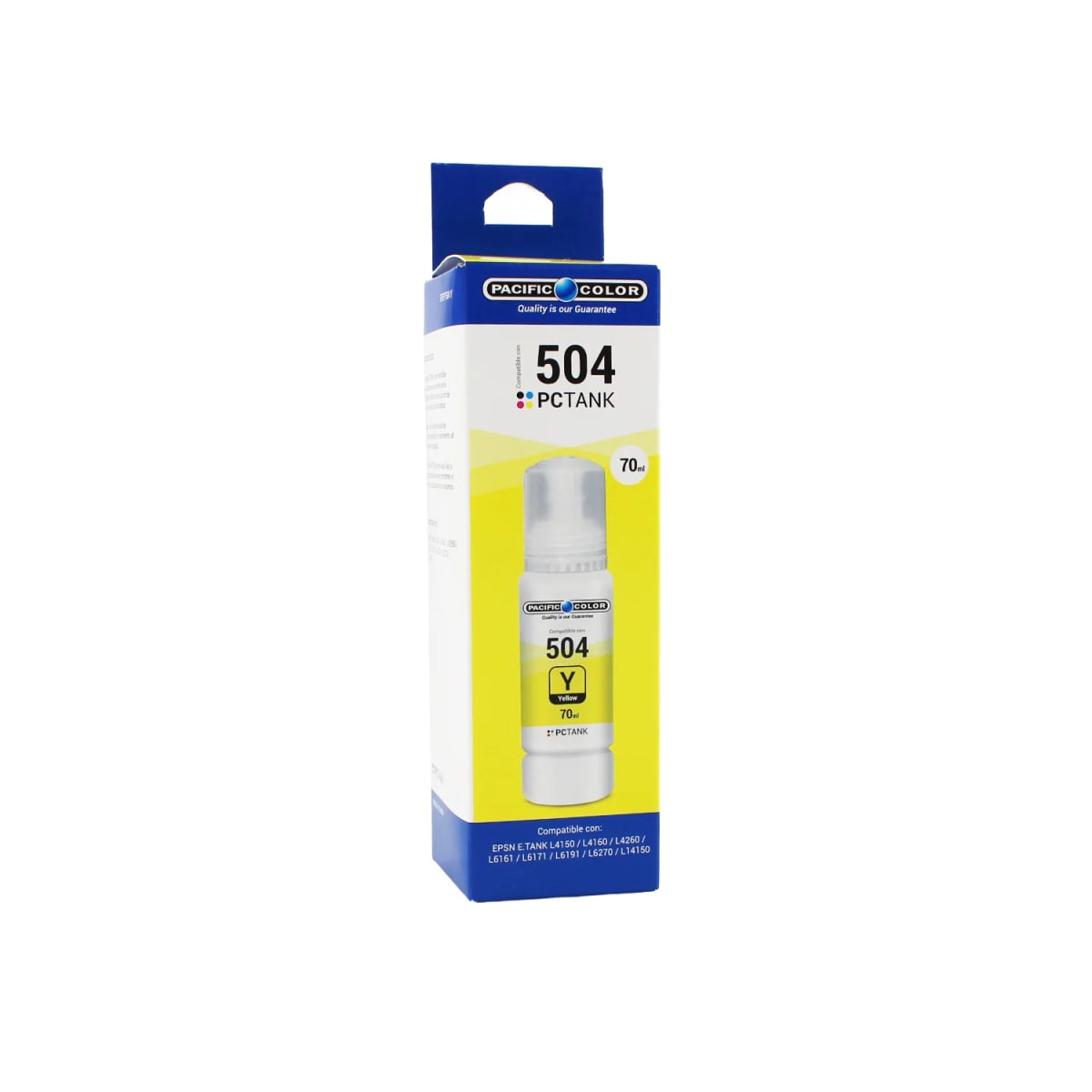 Botella De Tinta Alternativa Pacific Compatible Epson T504 L4150 / L4260 / L14150 Amarillo 0