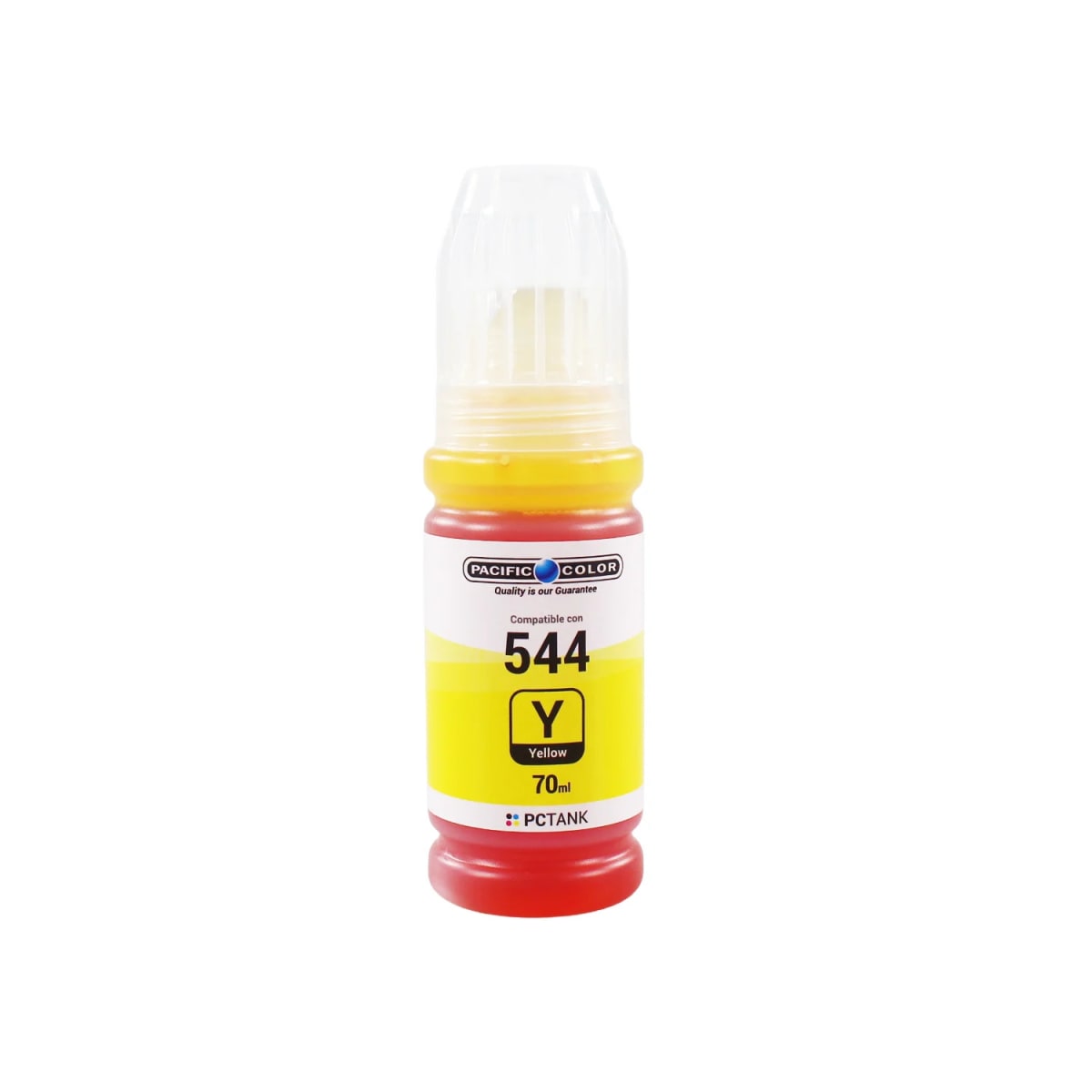 Pack X4 Botella De Tinta Alternativa Pacific T544 Compatible Epson L3110/ L3150 / L3210 / L32502