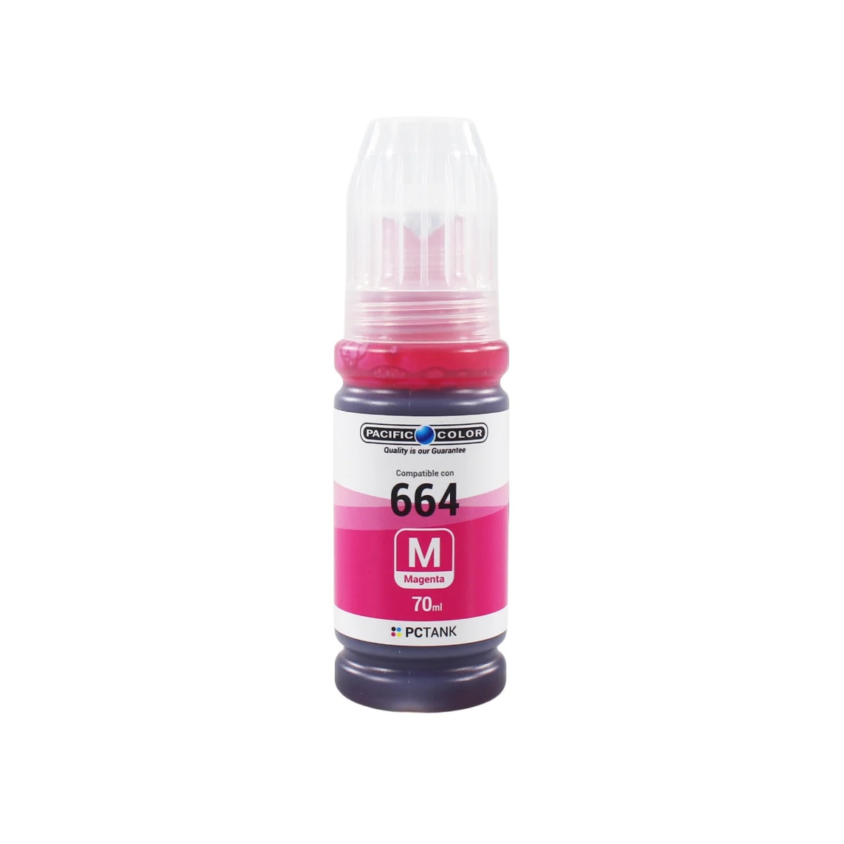 Pack X4 Botella De Tinta Alternativa Pacific T664 Compatible Epson L110/ L220 / L350 / L4553