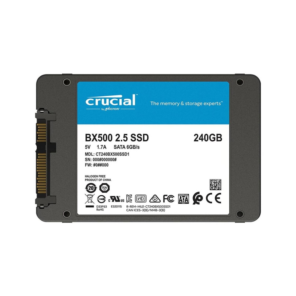 DISCO SSD CRUCIAL BX500 240GB 0