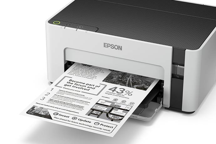 IMPRESORA EPSON TINTA MONOCRÓMATICA ECOTANK M1120 15PPM/ NEGRO WIFI USB 2.04