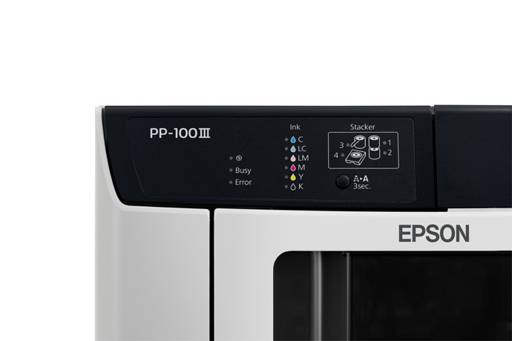 IMPRESORA TINTA COLOR EPSON DISC PRODUCER PP-100III CD/DVD/BLU-RAY MICRO PIEZO USB 3.03