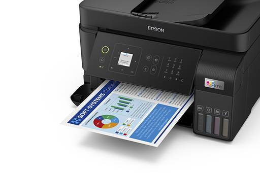 IMPRESORA MULTIFUNCIONAL EPSON TINTA COLOR ECOTANK L5590 WIFI ETHERNET ADF A4 USB2
