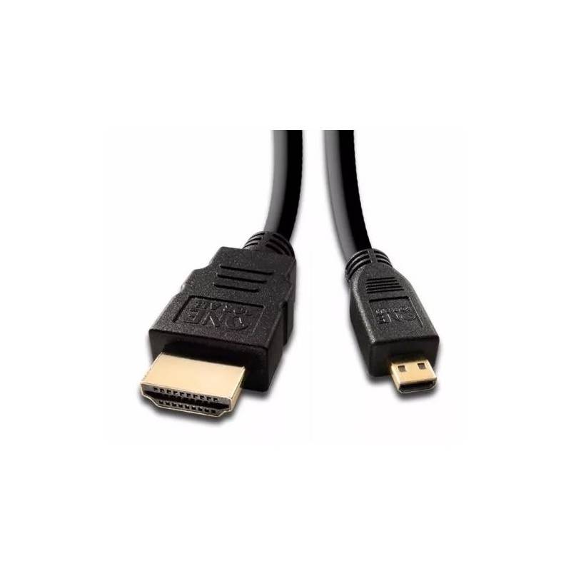 Cable Hdmi A Micro Hdmi Full Hd 1080p 3 Metros Negro 0