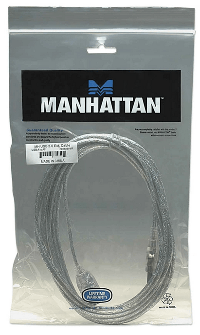 CABLE EXTENSOR USB 2.0 MANHATTAN 5 METROS 1
