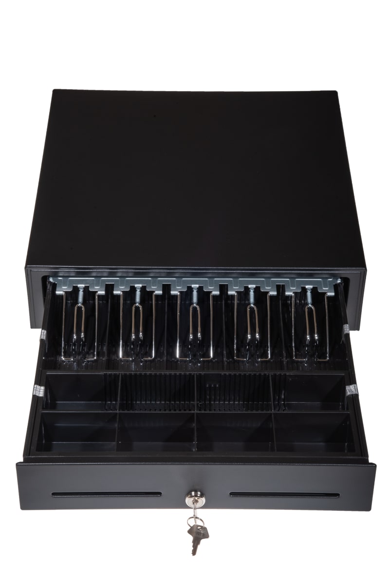 CAJON METÁLICO PARA DINERO ONE 5 COMP BILLETES 8 COMP MONEDAS INCL/TOPEROLES CD8015