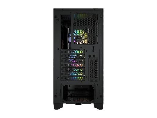 GABINETE GAMER CORSAIR ICUE 4000X RGB ATX MICRO ATX MINI-ITX VIDRIO TEMPLADO4