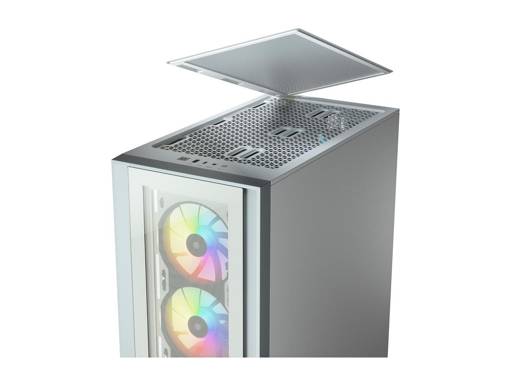 GABINETE GAMER CORSAIR ICUE 4000X RGB VIDRIO TEMPLADO ATX M-ATX MINI-ITX USB AUDIO BLANCO3