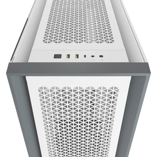 GABINETE GAMER CORSAIR 5000D AIRFLOW MID TOWER USB 3.1 x2 USB-C VIDRIO TEMPLADO BLANCO5