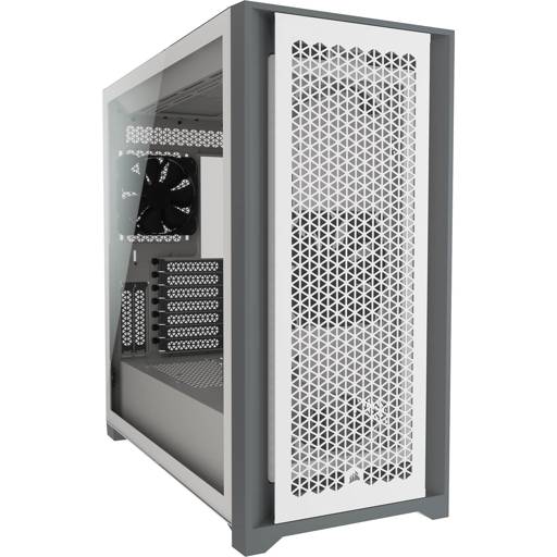 GABINETE GAMER CORSAIR 5000D AIRFLOW MID TOWER USB 3.1 x2 USB-C VIDRIO TEMPLADO BLANCO 0