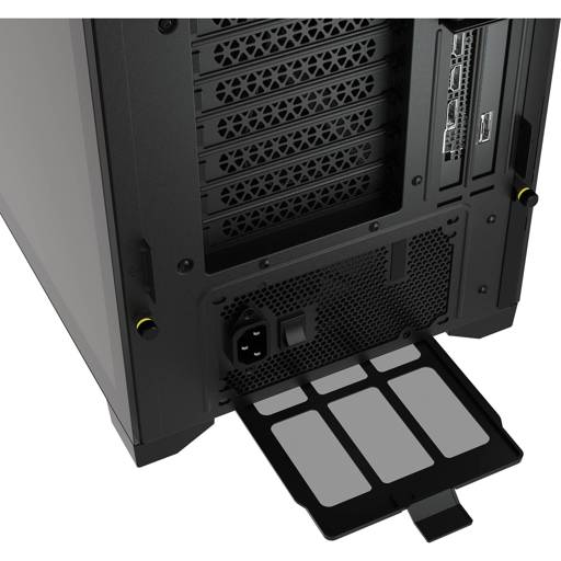 GABINETE GAMER CORSAIR ICUE 5000X RGB MID TOWER ATX EATX MINI-ITX USB 3.1 x2 USB-C x1 VIDRIO4
