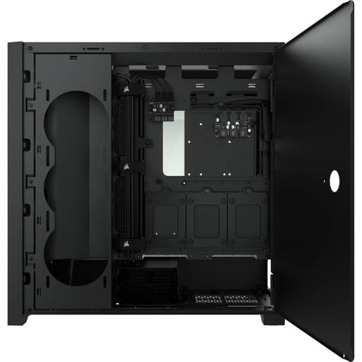 GABINETE GAMER CORSAIR ICUE 5000X RGB MID TOWER ATX EATX MINI-ITX USB 3.1 x2 USB-C x1 VIDRIO5