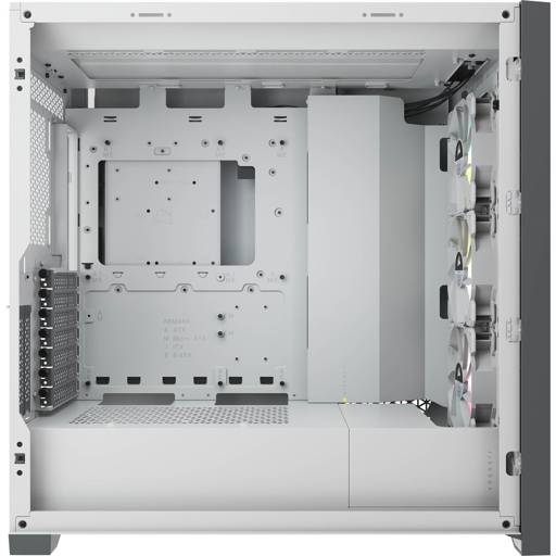 GABINETE GAMER CORSAIR ICUE 5000X RGB MID TOWER ATX EATX MINI-ITX USB 3.1 x2 USB-C x1 VIDRIO BLANCO3