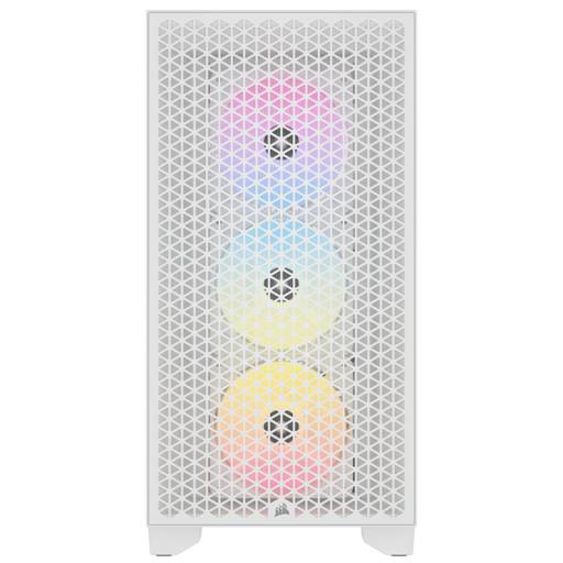 GABINETE GAMER CORSAIR AIRFLOW 3000D RGB AR120 X3 RGB 360MM ATX BLANCO2