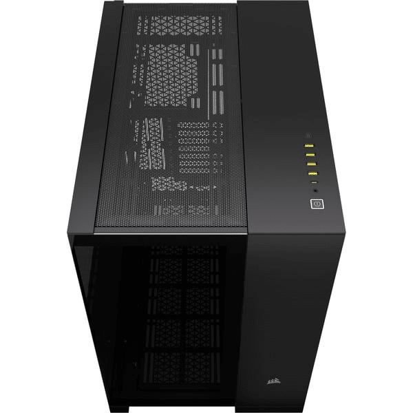 GABINETE GAMER CORSAIR DOS CÁMARAS 6500X AIRFLOW USB-C x1 USB 3.2 x4 ATX EATX11