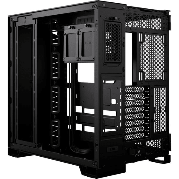 GABINETE GAMER CORSAIR DOS CÁMARAS 6500X AIRFLOW USB-C x1 USB 3.2 x4 ATX EATX8