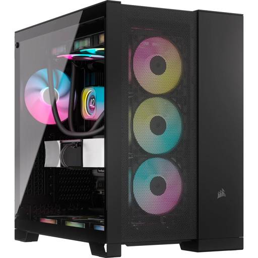 GABINETE GAMER CORSAIR 6500D AIRFLOW DOS CÁMARAS MID TOWER ATX E-ATX 0