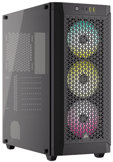 GABINETE GAMER CORSAIR 480T AIRFLOW FAN FRONTAL 120MM x3 FAN TRASERO 120MM X1 VIDRIO TEMPLADO MID-TOWER 0