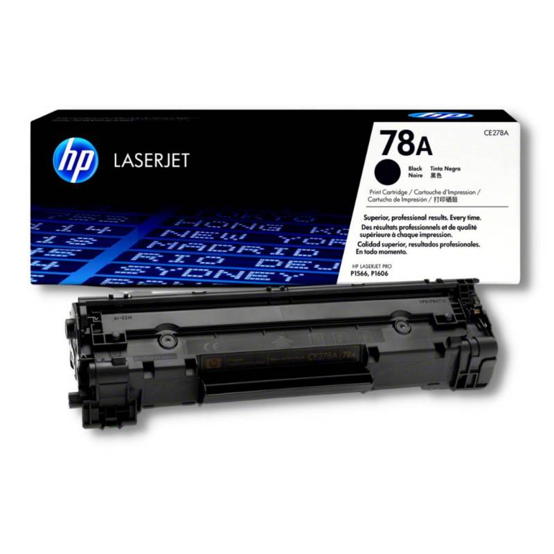 Tóner De Impresora Hp 78A Laserjet Pro P1566 / P1606 / 1536 2100 Páginas Negro2
