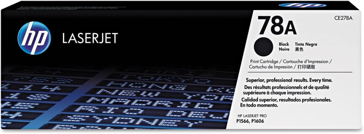 Tóner De Impresora Hp 78A Laserjet Pro P1566 / P1606 / 1536 2100 Páginas Negro 0