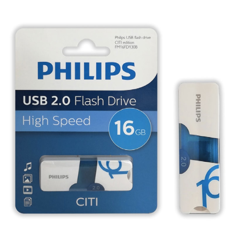 PENDRIVE PHILIPS CITI 16GB USB 2.0 0