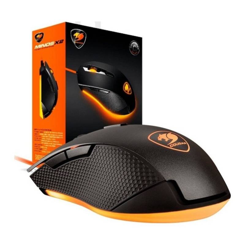 MOUSE GAMER COUGAR MINOS X2 6 BOTONES 3000DPI 0