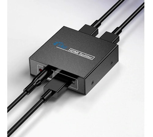 Splitter Switch Hdmi 1.4 1080p Activo Amplificador 2 Salidas 0