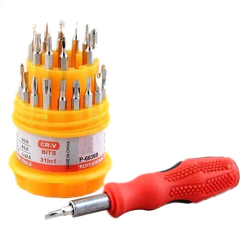 SET DE ATORNILLADORES DE PRECISION DBLUE 31 PIEZAS DBHCE312