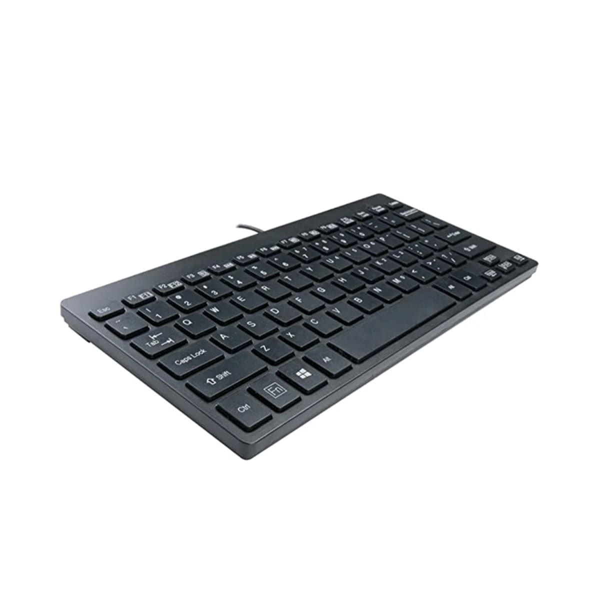 Teclado Usb Mini Ultra Delgado Dblue 78 Teclas Slim Silencioso Dbk2218 Negro2