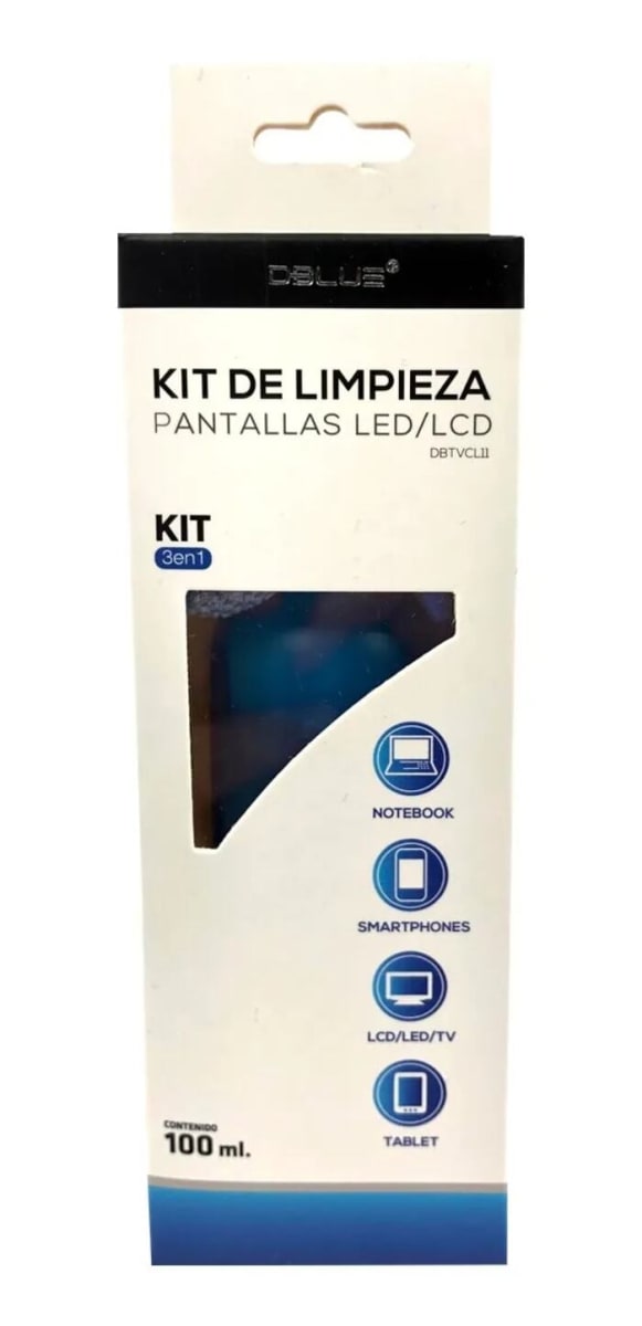 KIT DE LIMPIEZA DE PANTALLAS LCD/LED DBLUE DBTVCL112