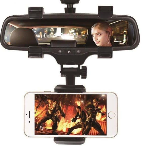 Soporte Celular Espejo Retrovisor Dblue Dbsc052 0