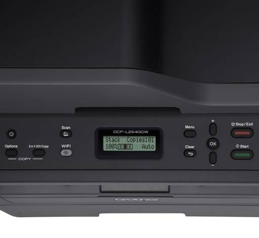 IMPRESORA MULTIFUNCIONAL BROTHER LÁSER MONOCROMO DUPLEX WIFI LAN DCP-L2540DW3