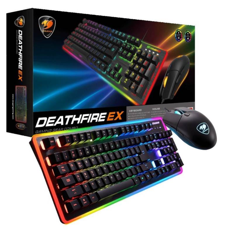 KIT TECLADO Y MOUSE GAMER COUGAR DEATHFIRE EX 0