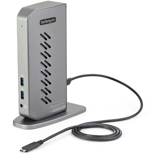 DOCKING STATION HÍBRIDO STARTECH.COM USB-C/USB-A A HDMI x2 4K DP x2 USB-3.0 x4 RJ-45 GIGABIT3