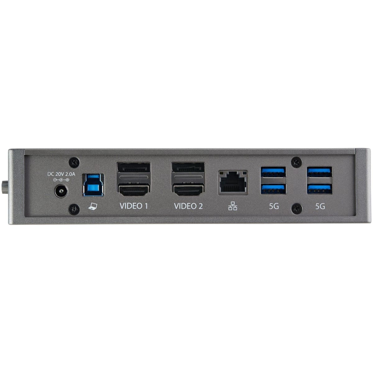 DOCKING STATION HÍBRIDO STARTECH.COM USB-C/USB-A A HDMI x2 4K DP x2 USB-3.0 x4 RJ-45 GIGABIT4