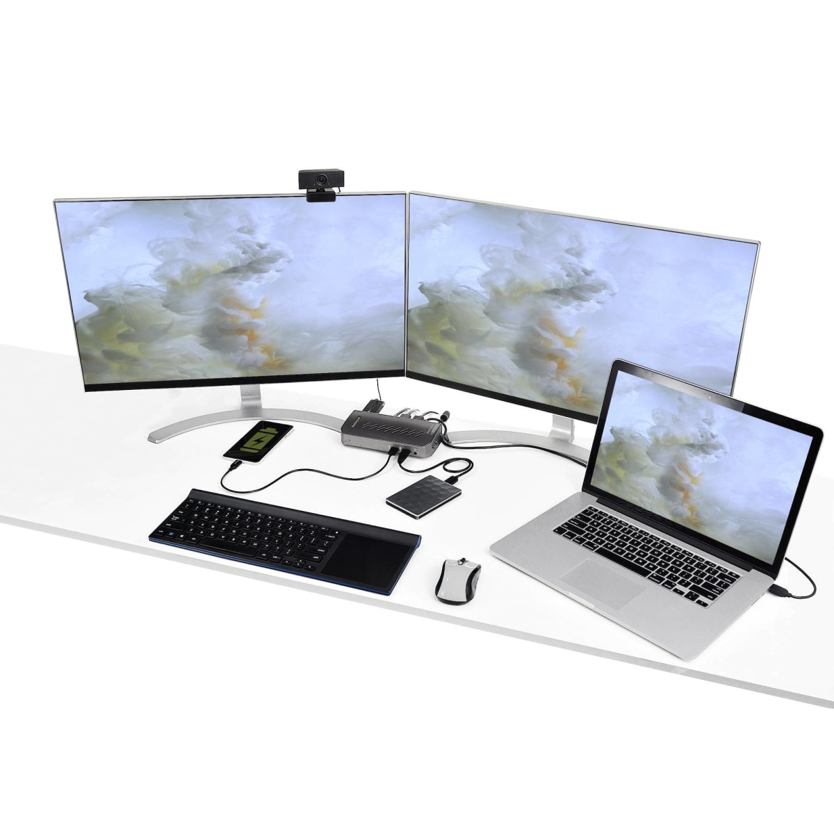 DOCKING STATION HÍBRIDO STARTECH.COM USB-C/USB-A A HDMI x2 4K DP x2 USB-3.0 x4 RJ-45 GIGABIT8