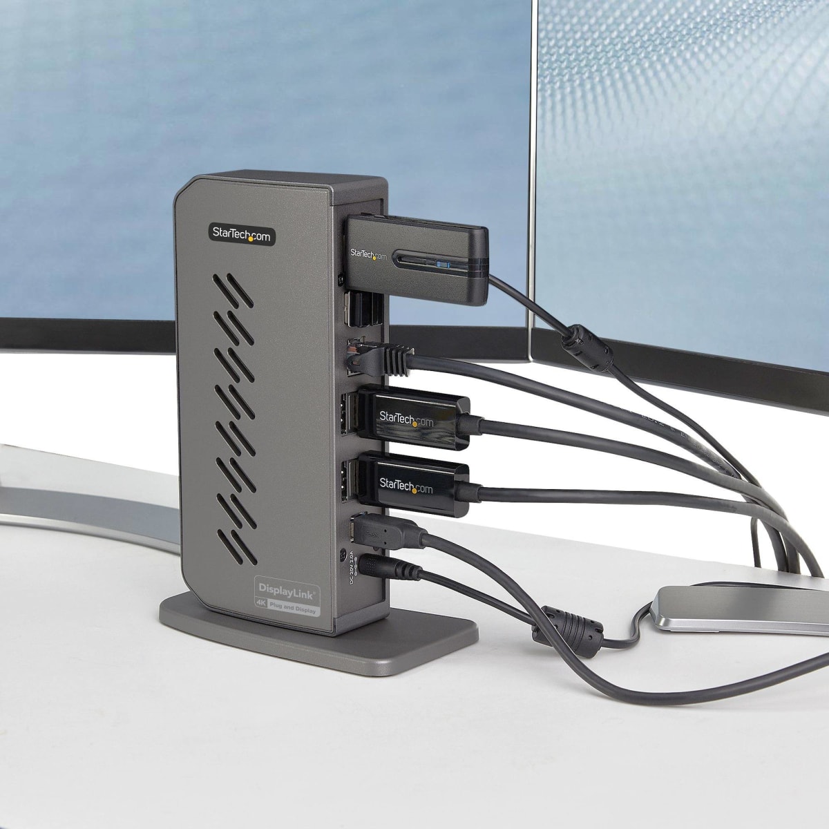 DOCKING STATION HÍBRIDO STARTECH.COM USB-C/USB-A A HDMI x2 4K DP x2 USB-3.0 x4 RJ-45 GIGABIT7